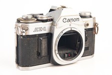 Canon AE-1 AE1 35mm SLR Film Camera Chrome AS IS for PARTS OR REPAIR V20