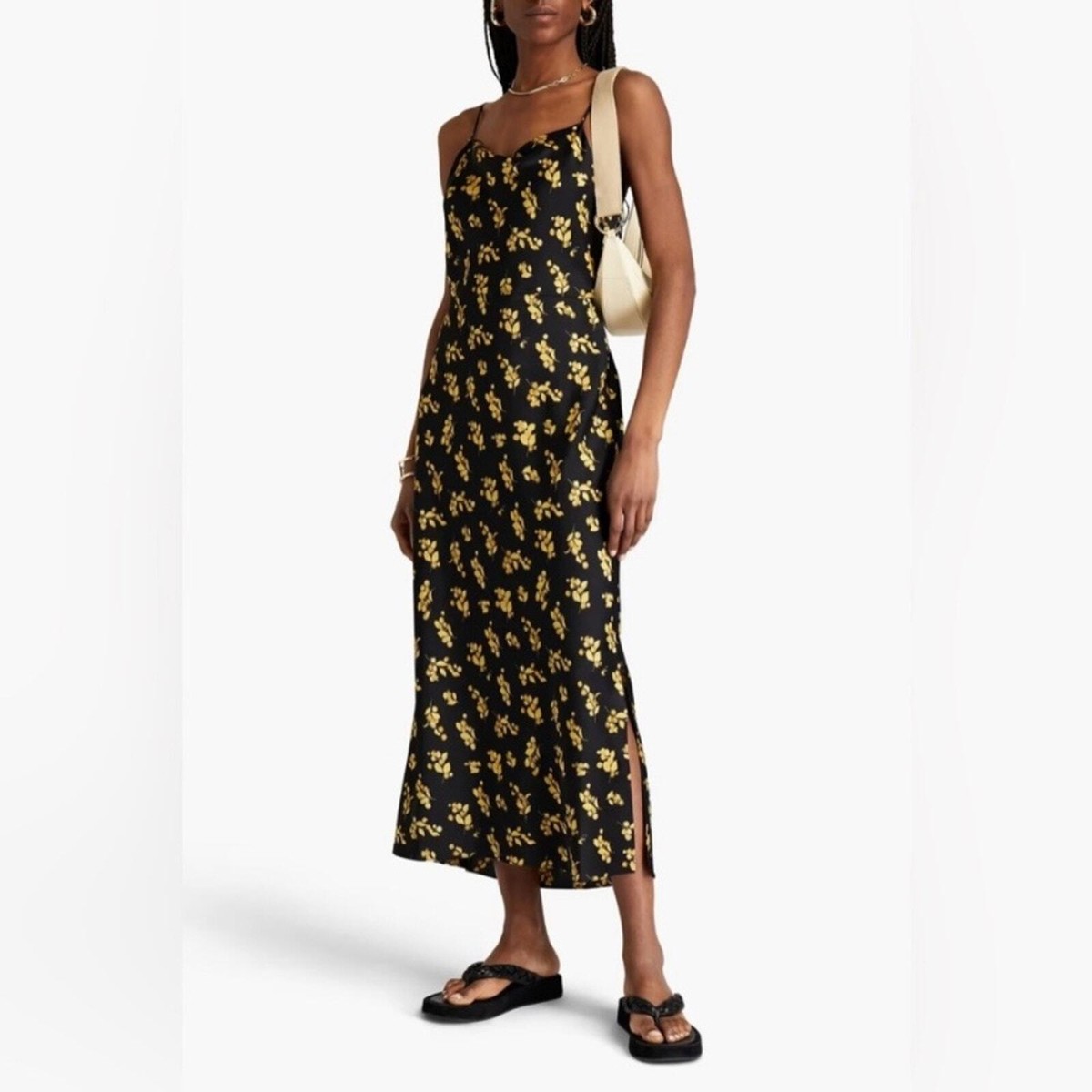 vince gold slip dress Classic Slip Gold main image 1