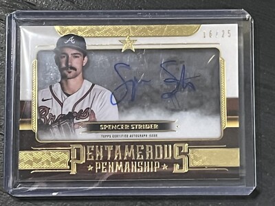 2023 Topps 2023 TOPPS FIVE STAR SPENCER STRIDER AUTO 直筆サイン