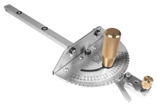WEN WA1401 Steel and Brass Premium Miter Gauge, 27 Angle Stops