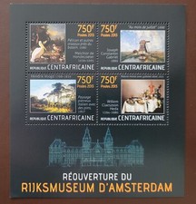 Cent.AfricanRep 2013 /  Rijksmuseum - Amsterdam, The Netherlands / 4v ms