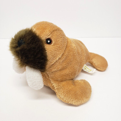 Curto Toy 7'' Walrus Brown Stuffed Animal Plush