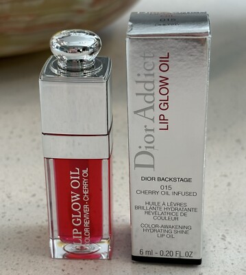 Christian Dior Addict Lip Glow Oil 015 Cherry 0.20oz/6ml