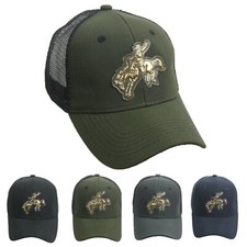 Rodeo Baseball Cap Cowboy Sun Visor Hat Mesh Trucker Hip Hop Snapback Outdoor