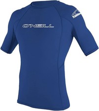 O'Neill Men s Basic Skins Short Sleeve Rashguard, UPF 50 Sun and Rash Protectio
