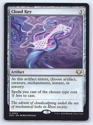 Cloud Key 54 Rare Commander: Edge of Eternities Magic: The Gathering Near Mint