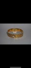 Louis Vuitton Nanogram Cuff Bracelet Bangle Logo Gold Size S M00251