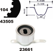 Zahnriemensatz für HONDA ROVER ACCORD VI CIVIC V Stufenheck Hatchback Coupe