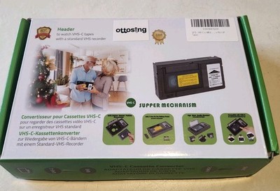 For VHS-C Cassette Adapter For VHS-C SVHS Camcorders New Open box Motorized