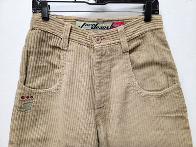 Vintage 90s JNCO Jeans Mens 29x13 Made In USA Khaki Corduroy Baggy