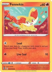 Fennekin 025/195 Reverse Holo Silver Tempest