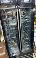 100 Bottle Dual Door Wine Cooler Refrigerator