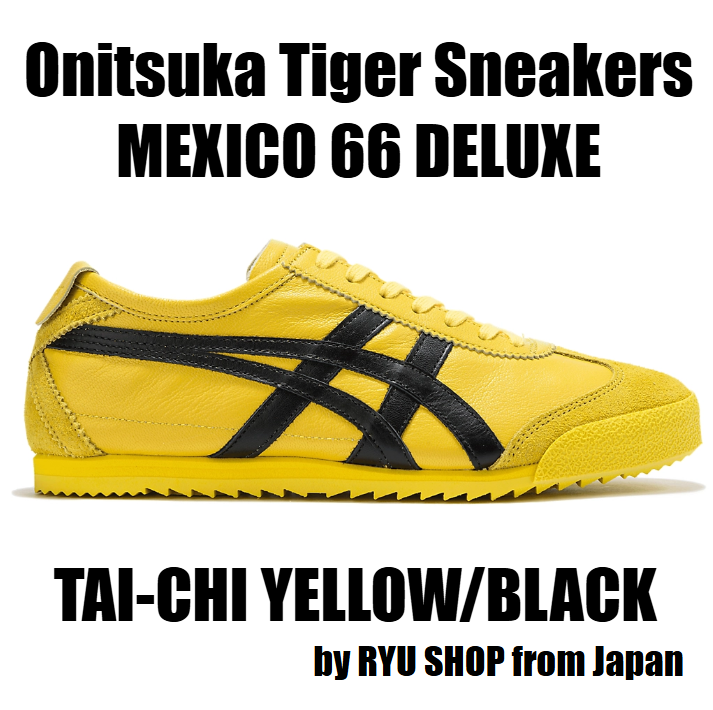 Onitsuka Tiger Women Sneakers MEXICO 66 DELUXE 1182A466.750 TAI-CHI YELLOW BLACK