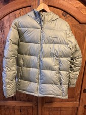 Columbia Girls Sage Green Hooded Parks Coat Size L 14/16 EUC