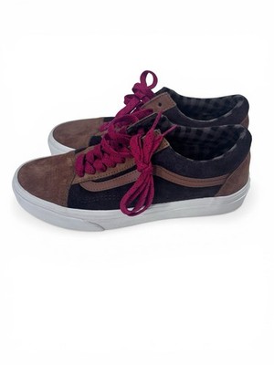 Vans Old Skool Suede Plaid Collar Sneakers   NEWMen s Size 6.5 / Women s Size 8