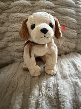 TY Beanie Baby *BADGES* the Dog 5" w/Tag Brown and Tan