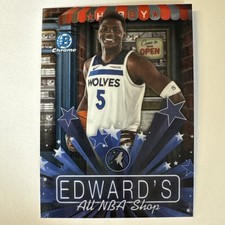 2025-26 Bowman Chrome Hobby Stars Anthony Edwards #HS-14 Timberwolves