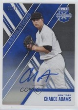 2017 Panini Elite Extra Edition Aspirations Blue 2/25 Chance Adams #118 Auto fm0