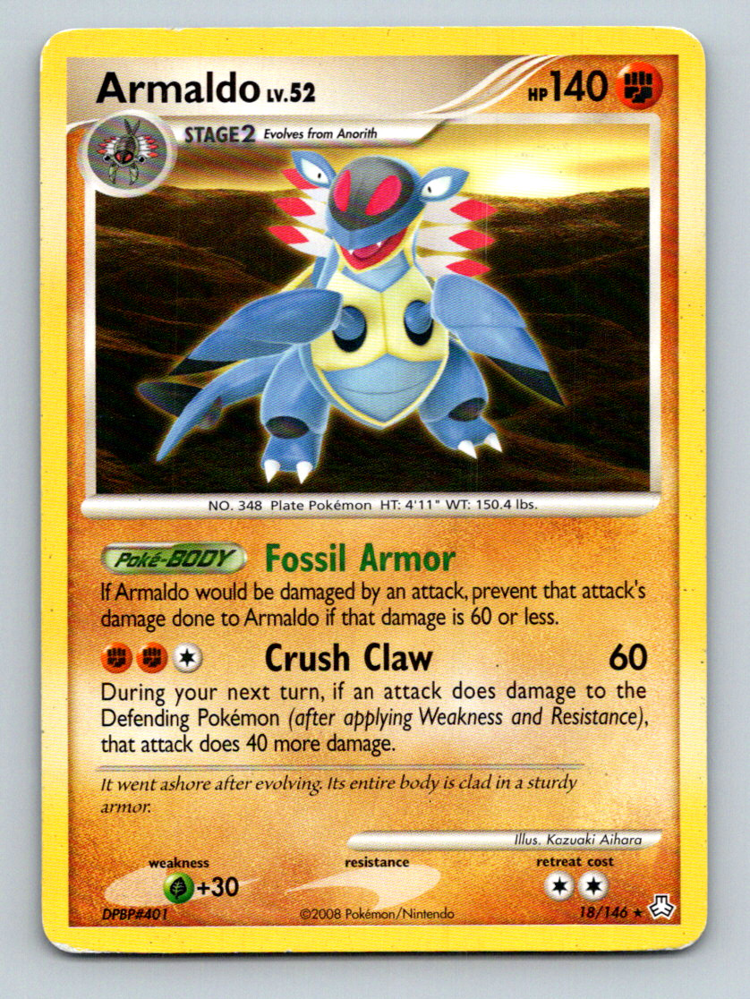 Armaldo Rare Legends Awakened 18/146 LP