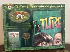 Vintage 1998 Property Of The Three Stooges Country Club Golf Accessory Set Vintage 1998 Property Of The Three Stooges Country Club Golf Accessory Set