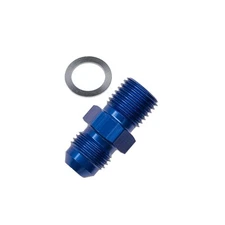 Redhorse 8161-08-10-1; AN to Metric Adapter Blue -08AN to 10mm x 1.0 Male