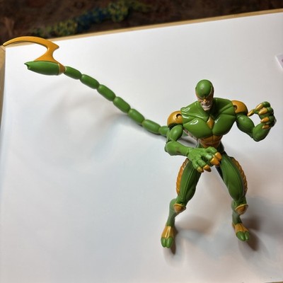 1997 ToyBiz Marvel Web Trap Sinister Scorpion Action Figure 6  Spider-Man AAA