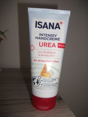 Isana intensiv Handcreme Urea für strapazierte Haut mit wertvollen Inhaltsstoffe