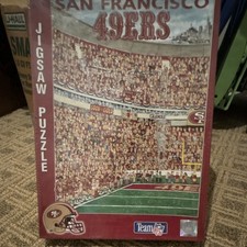 Stuart Games San Francisco 49ers 513 Piece Sports Jigsaw Puzzle 21" x 15"