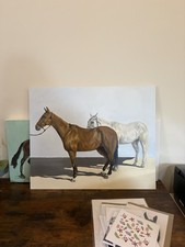 The Polo Ponies - Original Oil Painting, Horse Painting, Horse Artwork