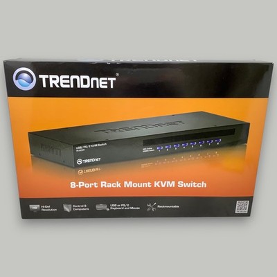 TRENDnet TK-803R 8-Port Rack Mount KVM Switch