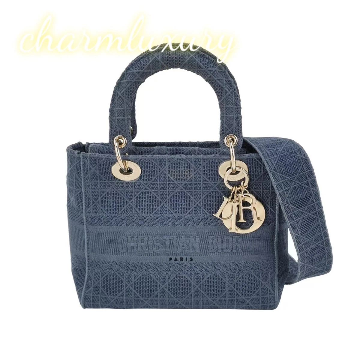 Dior ボディバッグ CDダイヤモンド　ネイビーブルー　美品　レア Dior Lady Blue Bags & Handbags for Women for sale - eBay