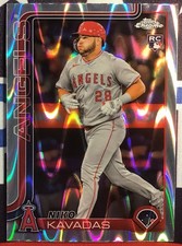 2025 Topps Chrome Niko Kavadas Raywave Rookie