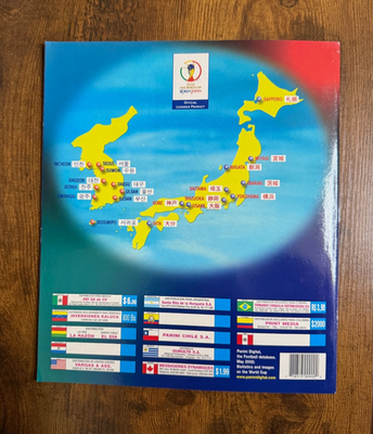 2002 Panini World Cup FIFA Korea Japan Collectors Sticker Album +