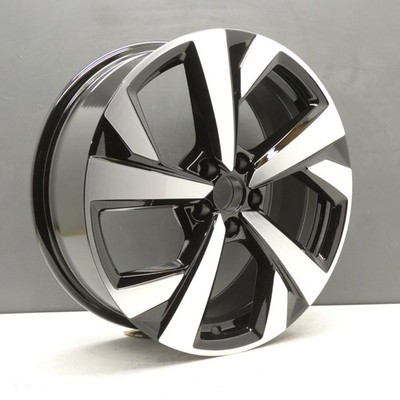 VOLKSWAGEN T-CROSS DIAMANTSCHLIFF 17 ZOLL ALUFELGE FELGE OEM 2G7601025BFZZ ORIGINAL X1