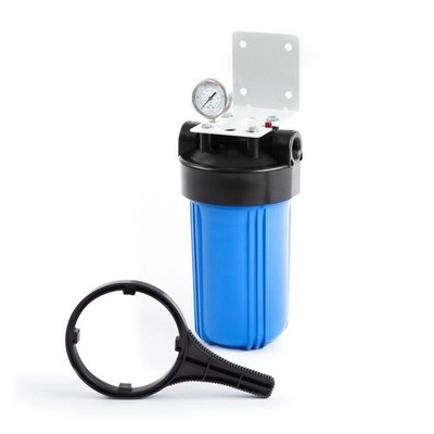 10x4.5 Whole House Water Filter Empty Canister (No Filter), 10 Inch