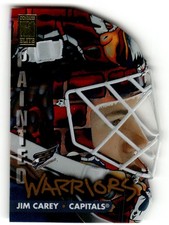 1995-96 Donruss Elite Painted Warriors Jim Carey Rookie /2500 Washington