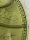 Vintage Indiana Glass Avocado Green Deviled Egg & Relish Tray Tree of Life #7703 — photo 7