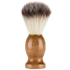 1pack For Men Brush Beard Tool Badger Hair Shaving Barber Wood Handle