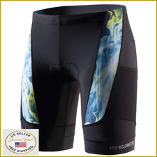 MY KILOMETRE Men's Triathlon Shorts Adjustable Drawstring Easy Reach Leg Pockets
