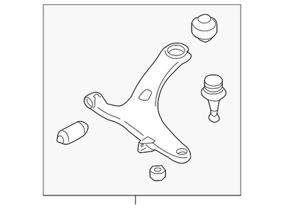 Genuine Subaru Lower Control Arm 20202FJ041