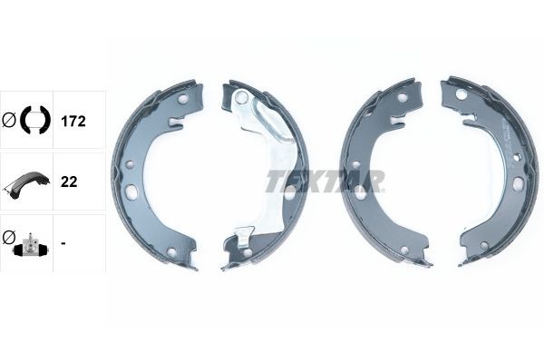 Textar 91066500 Bremsbackensatz, Feststellbremse FüR Toyota-image