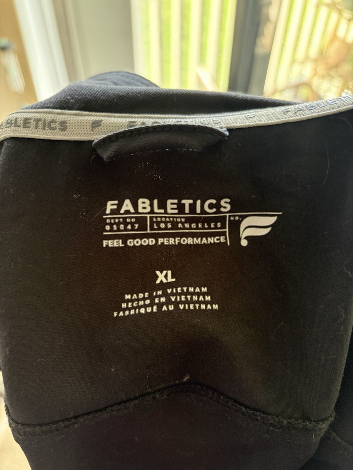 Fabletics Black Performance Jacket XL Lightweight… - image 3