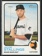 2022 Topps Heritage Jacob Stallings Miami Marlins #184