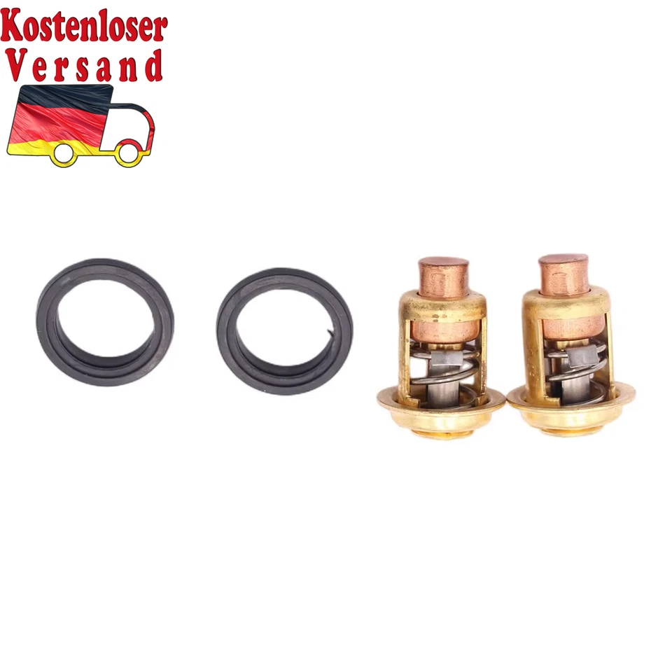 2 piezas Termostato y sello 75692Q2 para Mercury 125HP 135HP 140HP 150HP 175HP 200HP 2 Foto 3 de 4