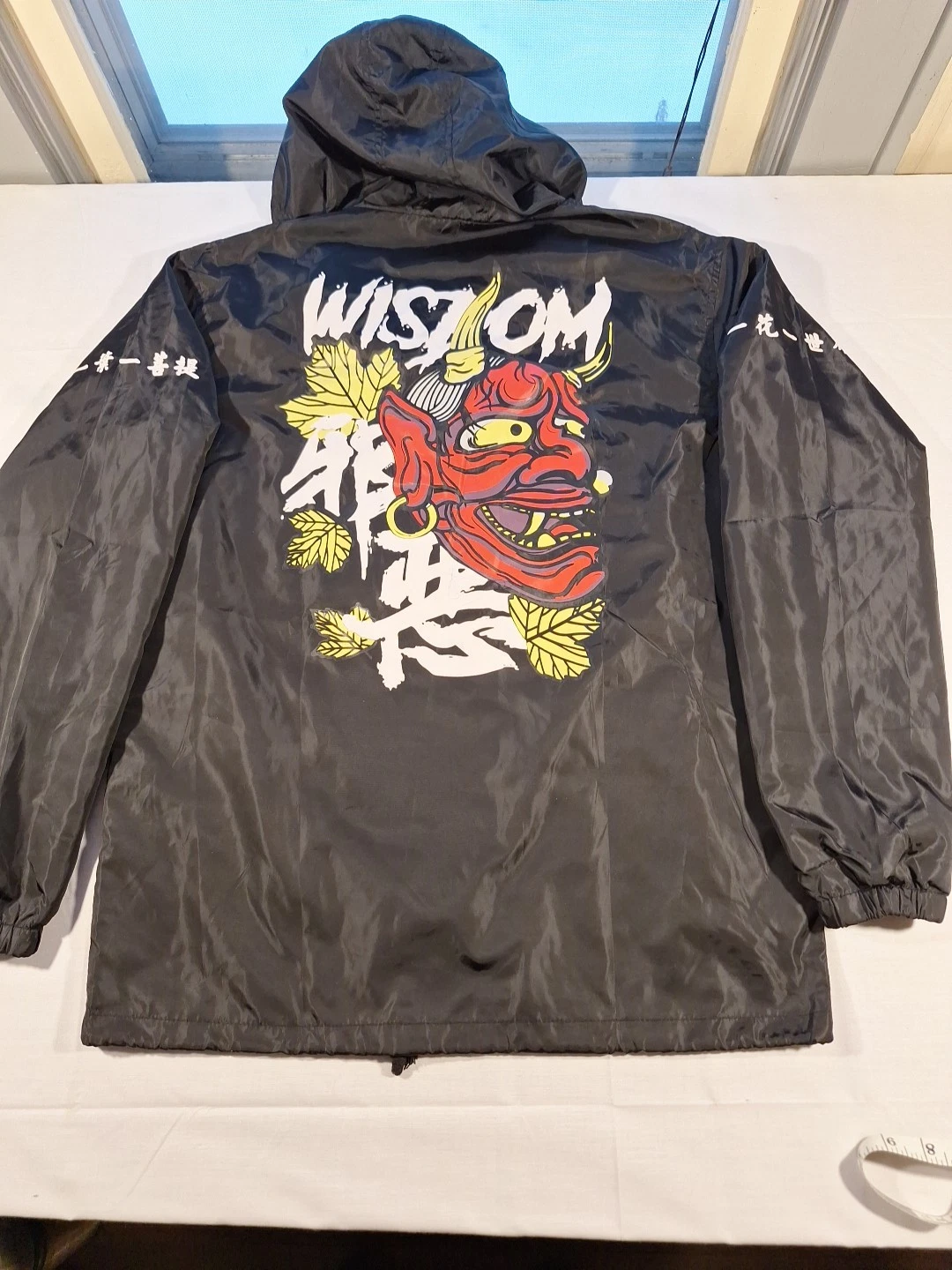 AITFINEISM Men's M Lightweight Windbreaker Casual Drawstring Hooded Zip Jacket