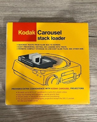 Kodak Carousel Stack Loader Model B40 Slide Tray Vintage in Box w/Instructions