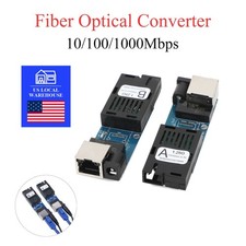 1Pair Mini Gigabit Fiber Optical Media Conver...