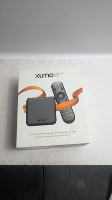 Xumo Stream Box 4K UHD Streaming Media Player Voice Remote & Cables Box Set