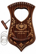 celtic Harp Wooden Lever Harp Musical Instrument With key Tuning Key