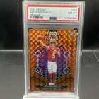 Jayden Daniels 2024 Panini Mosaic #302 Orange Prizm RC /199 PSA 8 Commanders